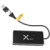 USB hub 8v1 SCX.design H20 s duálnym vstupom a 6 portami - SCX design, farba - černá