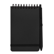 Zápisník s pevnou obálkou formátu A6 z plastu recyklovaného z oceánu Thalaasa s guľôčkovým perom