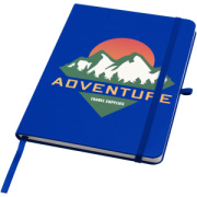 Recyklovaný zápisník A5 s pevnou obálkou a linajkovými stránkami Teak