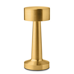 Dobíjacia kovová stolná lampa HIERLUZ