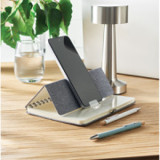 Krúžkový zápisník A5 s držiakom telefónu STRATA