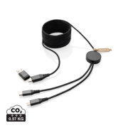 Nabíjací kábel Terra 4v1 3m z RCS rPET - XD Xclusive