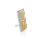 Magnetická powerbanka Zen 5000mAh 5W z RCS plastu a bambusu - XD Collection