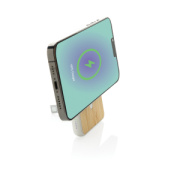 Magnetická powerbanka Zen 5000mAh 5W z RCS plastu a bambusu - XD Collection
