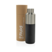 Fľaša na vodu Fluid 600ml z RCS recyklovanej ocele - XD Collection