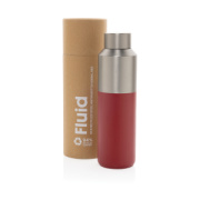 Fľaša na vodu Fluid 600ml z RCS recyklovanej ocele - XD Collection