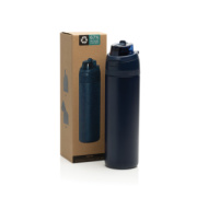Uzatvárateľná fľaša Omni Sip 720ml z RCS recyklovanej ocele - XD Collection
