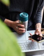 Cestovný nerezový termo hrnček 340ml Black+Blum - Black + Blum