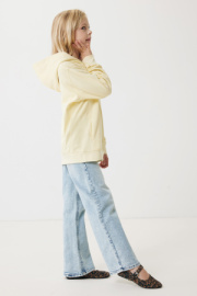 Detská mikina s bočnými vreckami IQONIQ Yengo z rec. bavlny - Iqoniq