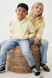 Detská mikina s bočnými vreckami IQONIQ Yengo z rec. bavlny - Iqoniq