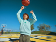 Detská mikina s bočnými vreckami IQONIQ Yengo z rec. bavlny - Iqoniq