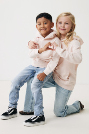 Detská mikina s bočnými vreckami IQONIQ Yengo z rec. bavlny - Iqoniq