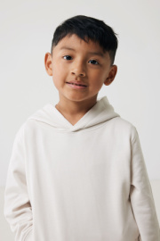 Detská mikina s bočnými vreckami IQONIQ Yengo z rec. bavlny - Iqoniq