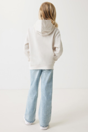 Detská mikina s bočnými vreckami IQONIQ Yengo z rec. bavlny - Iqoniq