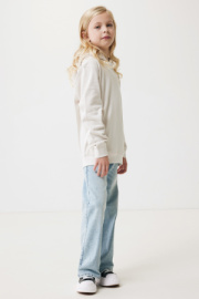 Detská mikina s bočnými vreckami IQONIQ Yengo z rec. bavlny - Iqoniq