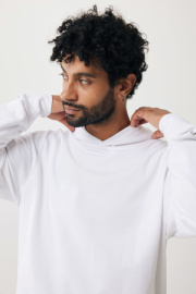 Mikina s bočnými vreckami IQONIQ Yengo z rec. bavlny - Iqoniq