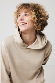 Mikina s bočnými vreckami IQONIQ Yengo z rec. bavlny - Iqoniq