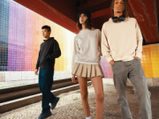 Mikina s bočnými vreckami IQONIQ Yengo z rec. bavlny - Iqoniq