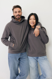 Mikina s bočnými vreckami IQONIQ Yengo z rec. bavlny - Iqoniq