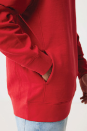 Mikina s bočnými vreckami IQONIQ Yengo z rec. bavlny - Iqoniq