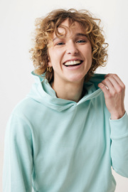 Mikina s bočnými vreckami IQONIQ Yengo z rec. bavlny - Iqoniq