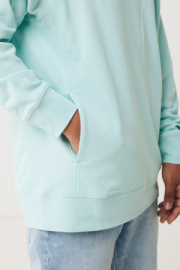 Mikina s bočnými vreckami IQONIQ Yengo z rec. bavlny - Iqoniq