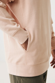 Mikina s bočnými vreckami IQONIQ Yengo z rec. bavlny - Iqoniq