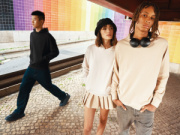 Mikina s bočnými vreckami IQONIQ Yengo z rec. bavlny - Iqoniq