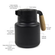 VINGA Arbe RCS vákuová kanvica 1200 ml - Vinga
