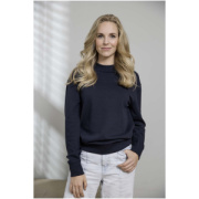 Unisex Aware™ recyklovaný sveter s guľatým výstrihom Jet - Elevate