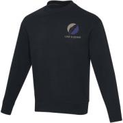 Unisex Aware™ recyklovaný sveter s guľatým výstrihom Jet - Elevate