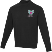 Unisex Aware™ recyklovaný sveter s guľatým výstrihom Jet - Elevate