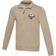 Unisex recyklovaný sveter Aware™ na štvrťový zips Tin - Elevate