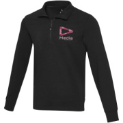 Unisex recyklovaný sveter Aware™ na štvrťový zips Tin - Elevate