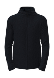 Lux Hooded Knit Fleece Jacket for men