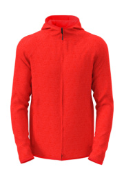 Lux Hooded Knit Fleece Jacket for men