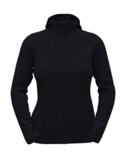 Lux Hooded Knit Fleece Jacket for women