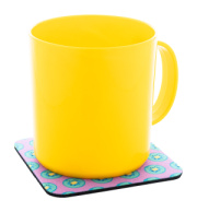 CreaFelt Drink Plus RPET plstený podtácok, kruh
