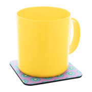 CreaFelt Drink Plus RPET plstený podtácok, kruh