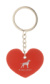 LoveShine prívesok na kľúče, farba - red