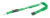 Revent Plus RPET lanyard, farba - green