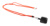 Corphon RPET lanyard na mobil, farba - red