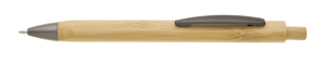 TRILO trojuholníkové bambusové a kovové guľôčkové pero