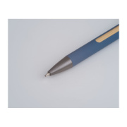 Guľôčkové pero z recyklovaného hliníka a bambusu - M-Collection