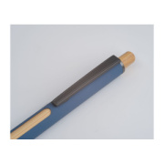 Guľôčkové pero z recyklovaného hliníka a bambusu - M-Collection