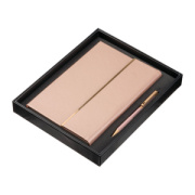 Sada zápisníka A5 z recyklovanej kože a pera