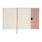 Sada zápisníka A5 z recyklovanej kože a pera - CrisMa