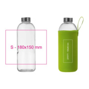 Sklenená fľaša v neoprénovom puzdre 1000 ml - M-Collection
