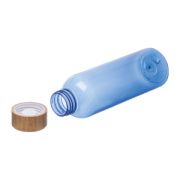 Fľaša  z PET s bambusovým vrchnákom, 500 ml - M-Collection