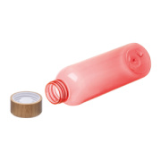 Fľaša  z PET s bambusovým vrchnákom, 500 ml - M-Collection
